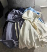 سویشرت باکسی ساده سه نخ داخل کرک(3459) - Image 4