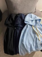 سویشرت باکسی ساده سه نخ داخل کرک(3459) - Image 6