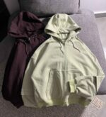 سویشرت ساده آستین دوتیکه دورس سه نخ داخل کرک(3461) - Image 3