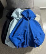 سویشرت ساده گرم بالا سه نخ داخل کرک(3465) - Image 2