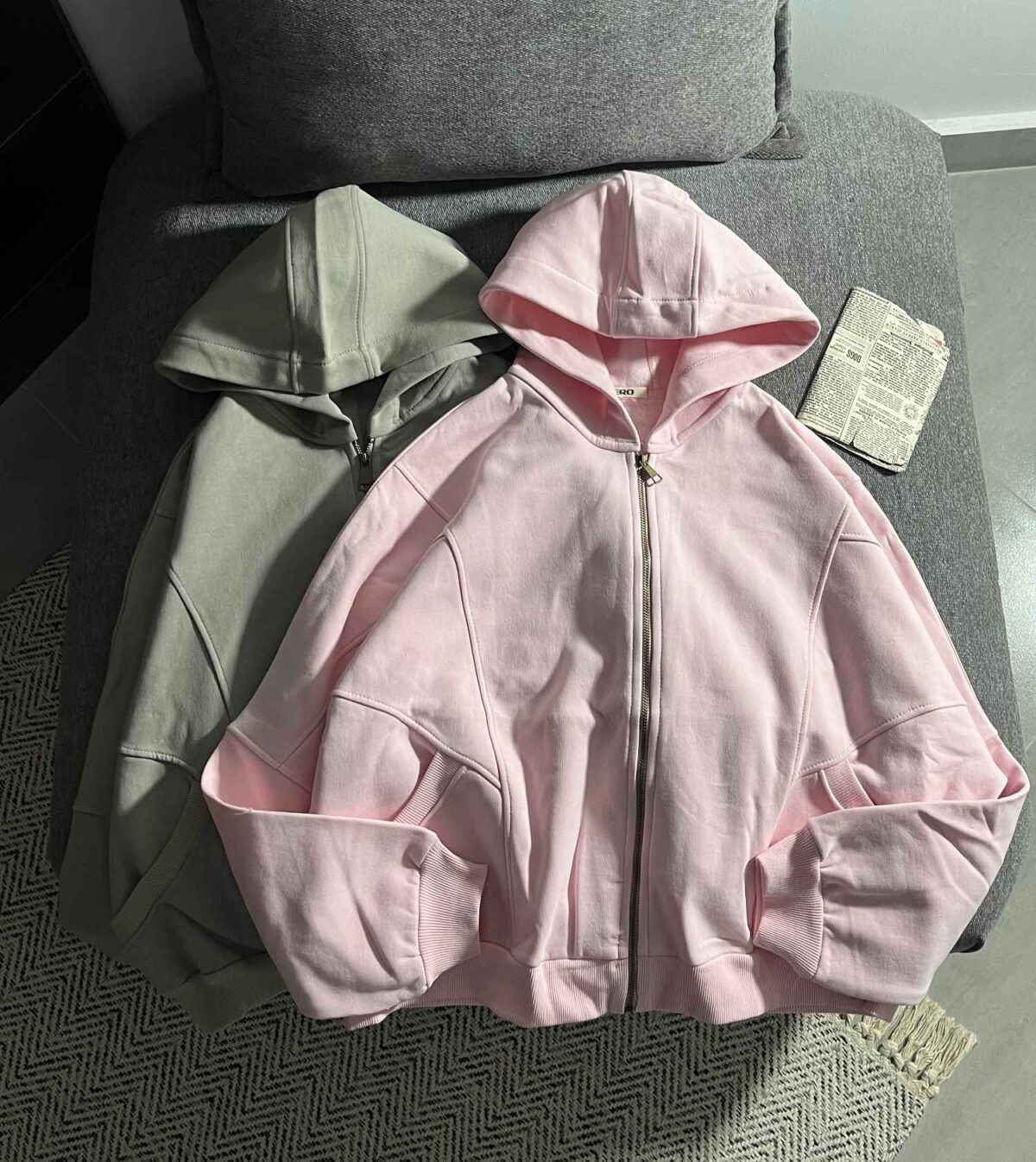 سویشرت ساده گرم بالا سه نخ داخل کرک(3465) - Image 4