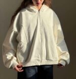 سویشرت ساده گرم بالا سه نخ داخل کرک(3465) - Image 7