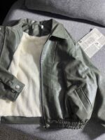 کاپشن چرم اورجینال وارداتی داخل خز(3467) - Image 8