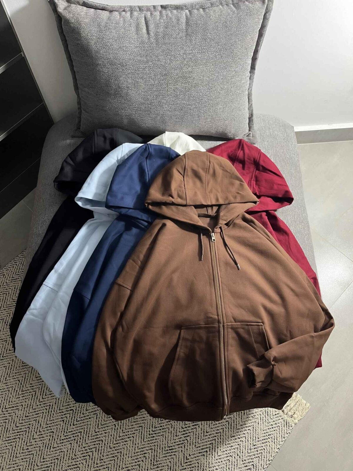 سویشرت ساده سه نخ داخل کرک م(3470) - Image 2