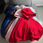 سویشرت باکسی ساده سه نخ گرم بالا داخل کرک(3473)