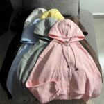 سویشرت ساده قد 55 دورس سه نخ داخل کرک(3478)