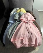 سویشرت ساده قد 55 دورس سه نخ داخل کرک(3478)