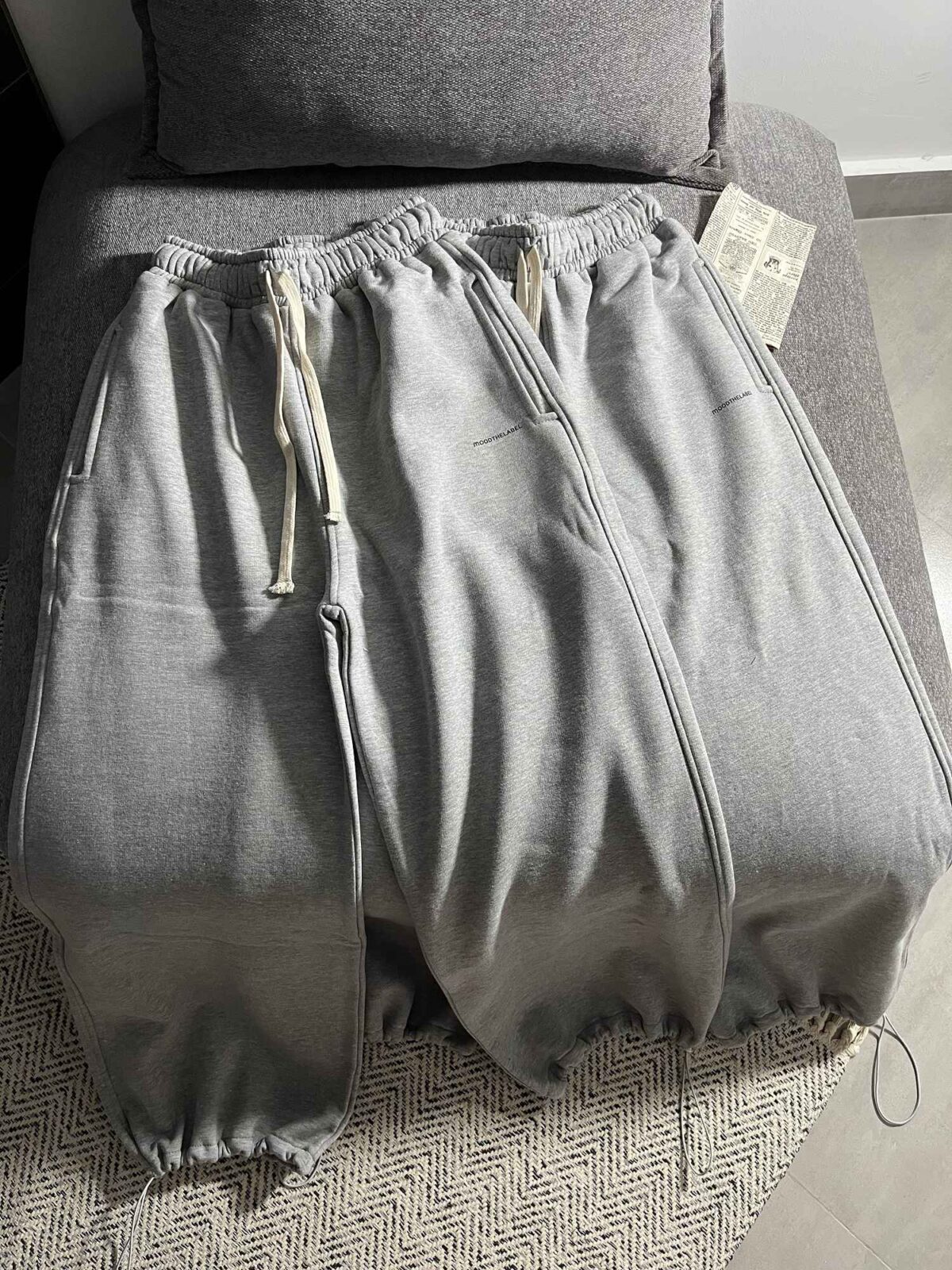 بگ جاگرشو طوسی دورس سه نخ داخل کرک(3479) - Image 6