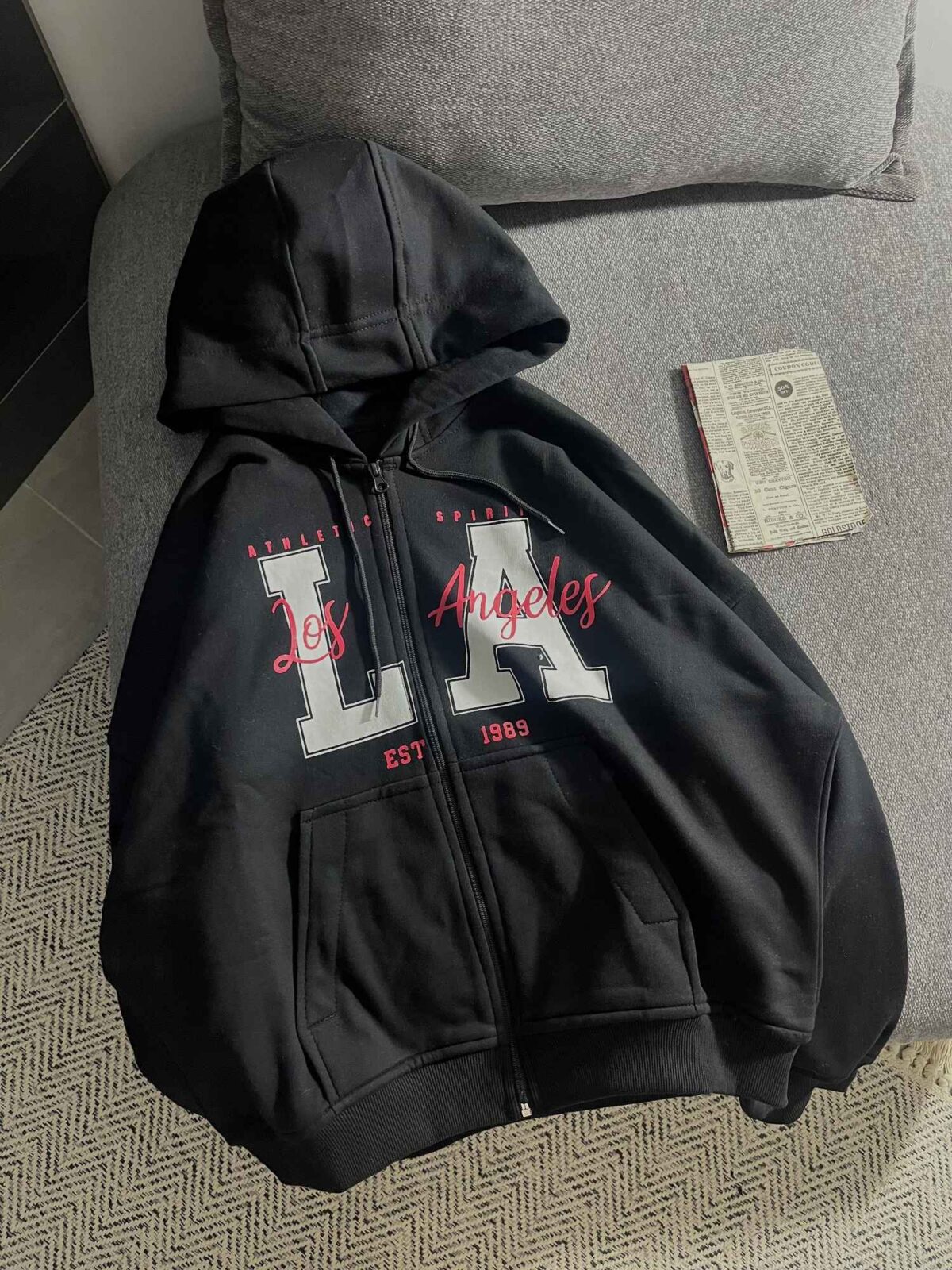 سویشرت LA سه نخ داخل کرک(3480) - Image 3