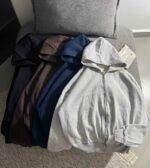 سویشرت ساده باکسی سه نخ داخل کرک پ(3481) - Image 2