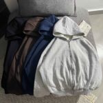 سویشرت ساده باکسی سه نخ داخل کرک پ(3481)