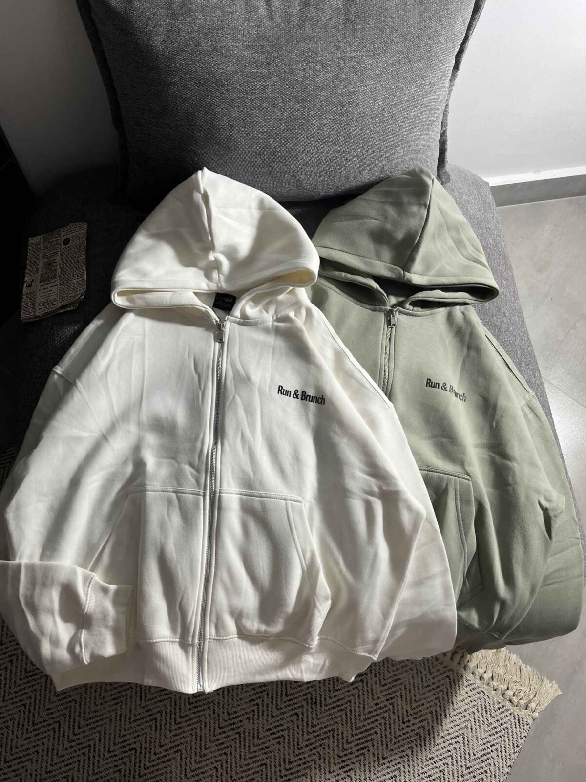 سویشرت اورجینال وارداتی پشت چاپ P&B سه نخ داخل کرک گرم بالا(3483) - Image 3