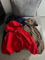 سویشرت کراپ سه نخ داخل کرک(3485) - Image 2