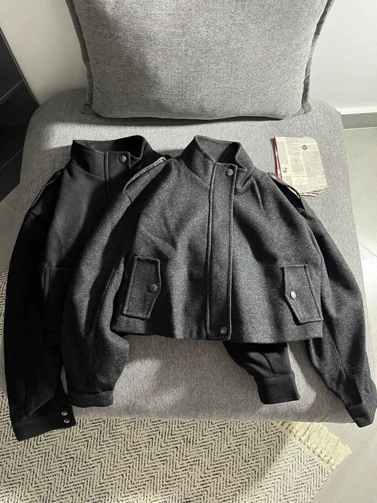 پالتو کراپ فوتر کوبیده شده(3487) - Image 3