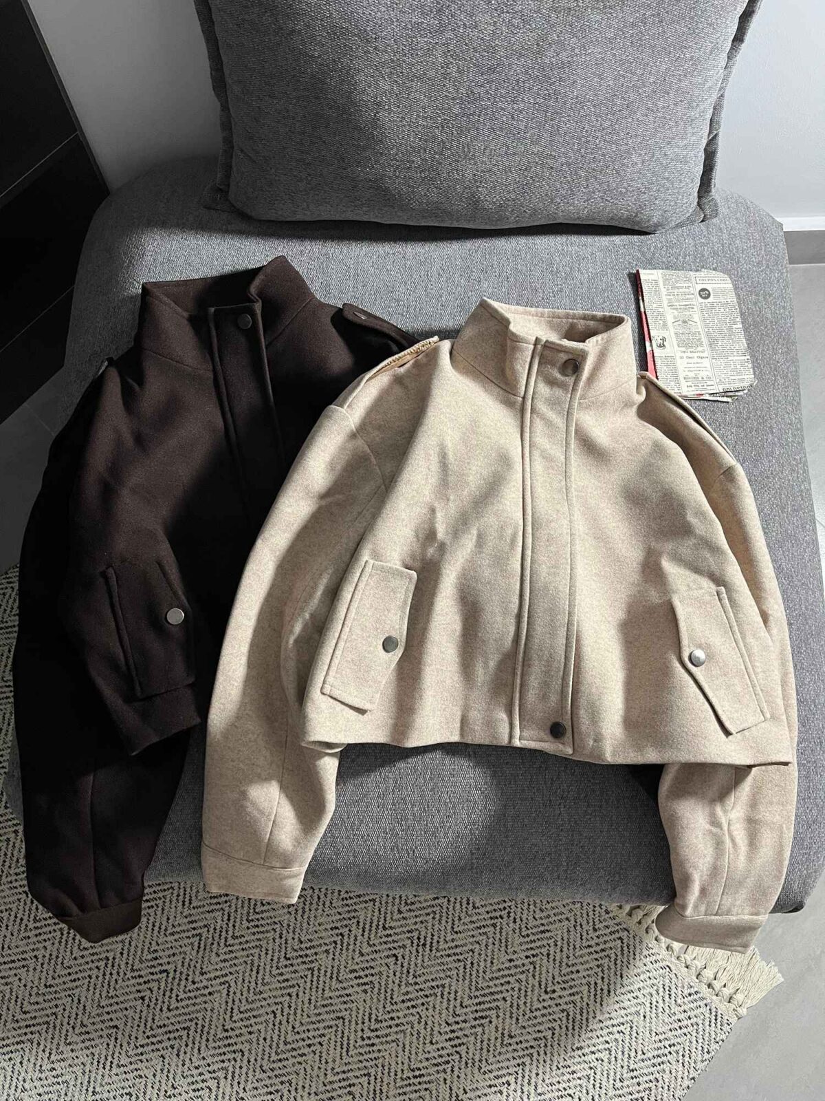 پالتو کراپ فوتر کوبیده شده(3487) - Image 4