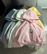 هودی کراپ ساده کراپ سه نخ داخل کرک(3489)