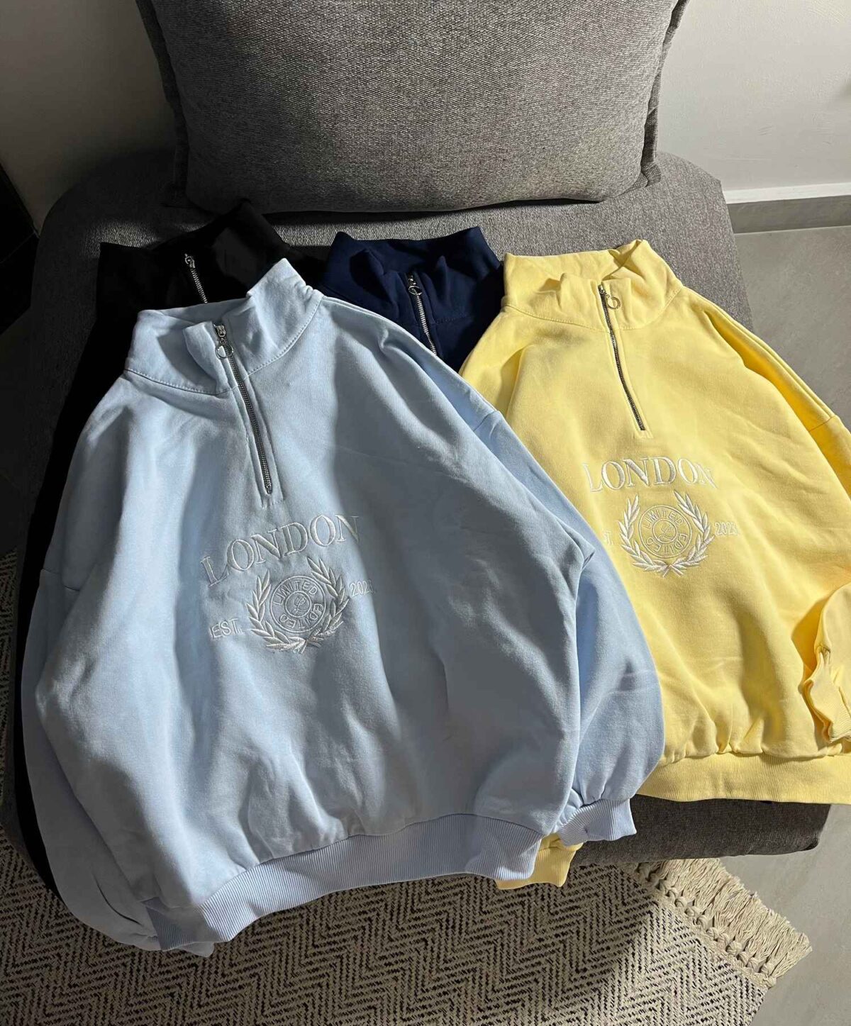 نیم زیپ LONDON سه نخ داخل کرک(3490) - Image 5