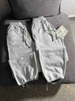 بگ جاگرشو دورس سه نخ داخل کرک تکرنگ طوسی(3492)