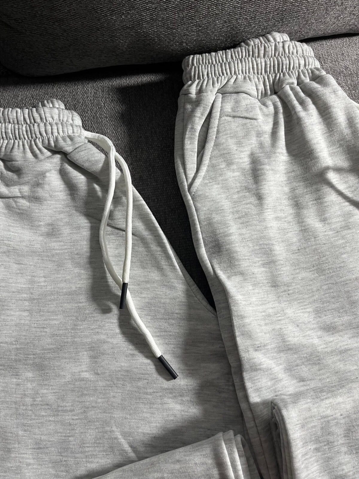 بگ جاگرشو دورس سه نخ داخل کرک تکرنگ طوسی(3492) - Image 3