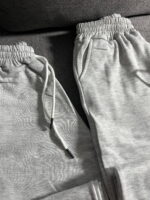 بگ جاگرشو دورس سه نخ داخل کرک تکرنگ طوسی(3492) - Image 3