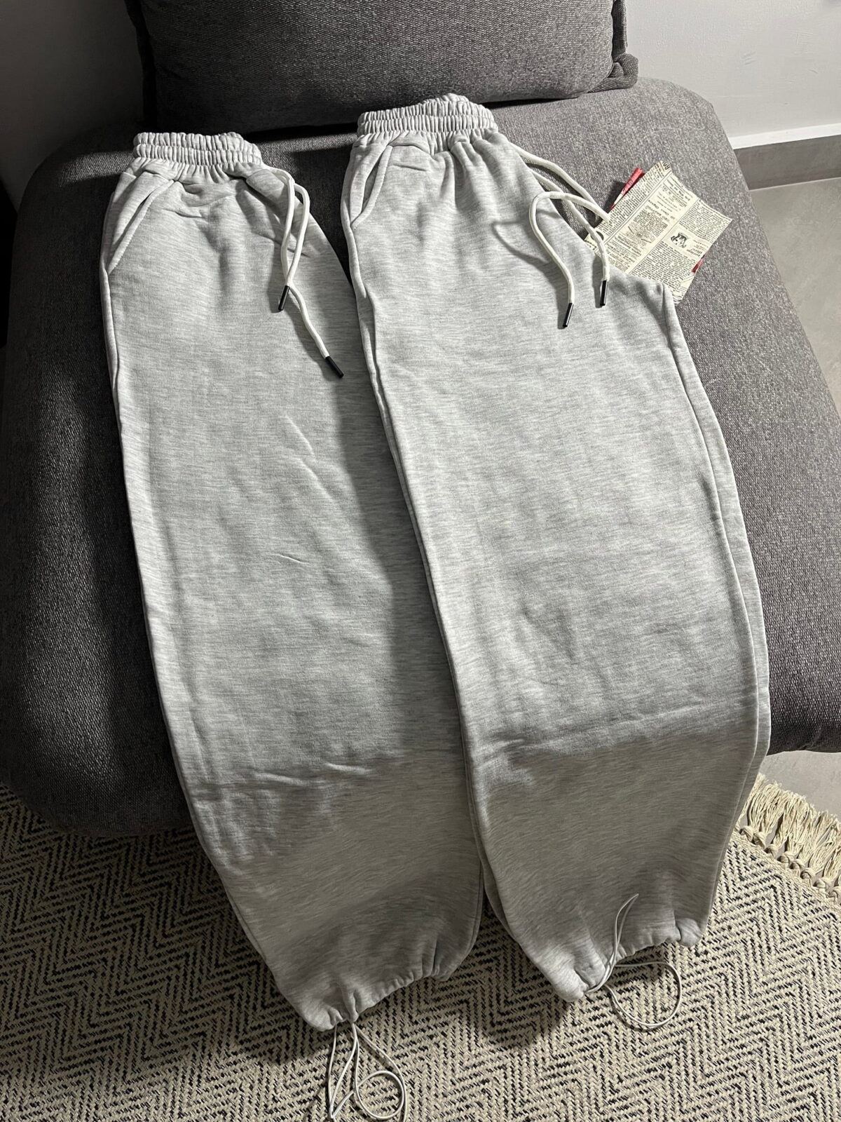 بگ جاگرشو دورس سه نخ داخل کرک تکرنگ طوسی(3492) - Image 4