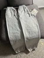 بگ جاگرشو دورس سه نخ داخل کرک تکرنگ طوسی(3492) - Image 4