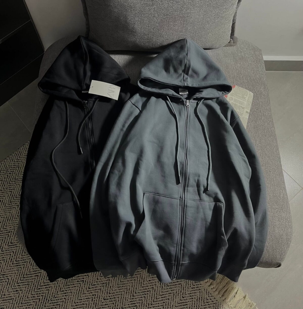 سویشرت ZARA اورجینال وارداتی سه نخ داخل کرک(3493) - Image 4