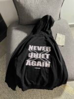 هودی اورجینال پگادور مشکی پشت چاپ دورس سه نخ داخل کرک وارداتی(3500) - Image 2