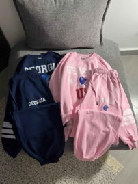 ست GEORGIA دورس کراپ و شلوار جاگر دورس دو نخ داخل کرک(3503)