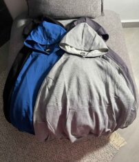 هودی ساده دو نخ داخل کرک(3506)