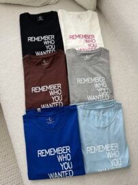تیشرت باکسی تکست remember پنبه ماکان(3618)